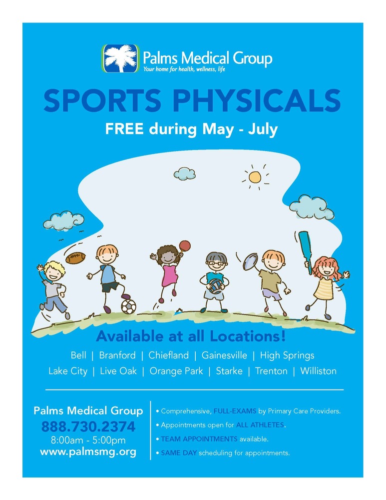 Free Sports Physicals through Palms Medical Group Bell Middle / High