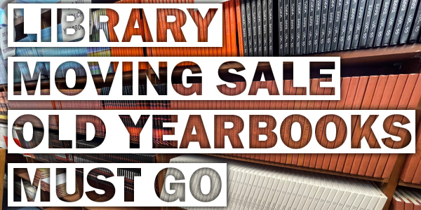 library moving sale