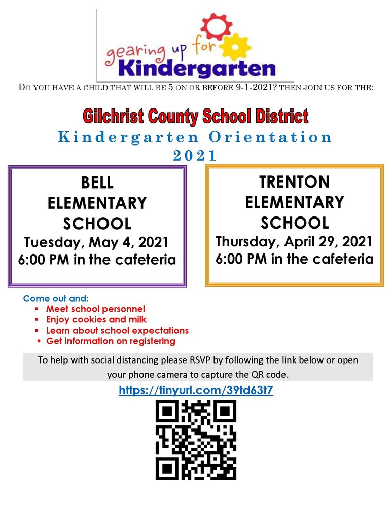 Kindergarten Orientation 2021