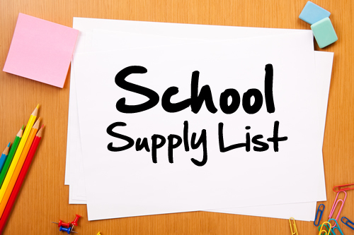 Supply Lists are Out!