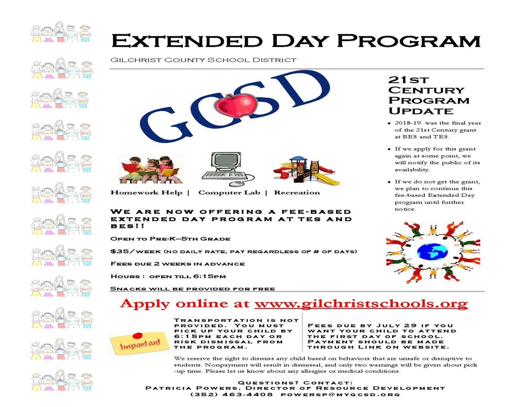Extended Day Now Available!