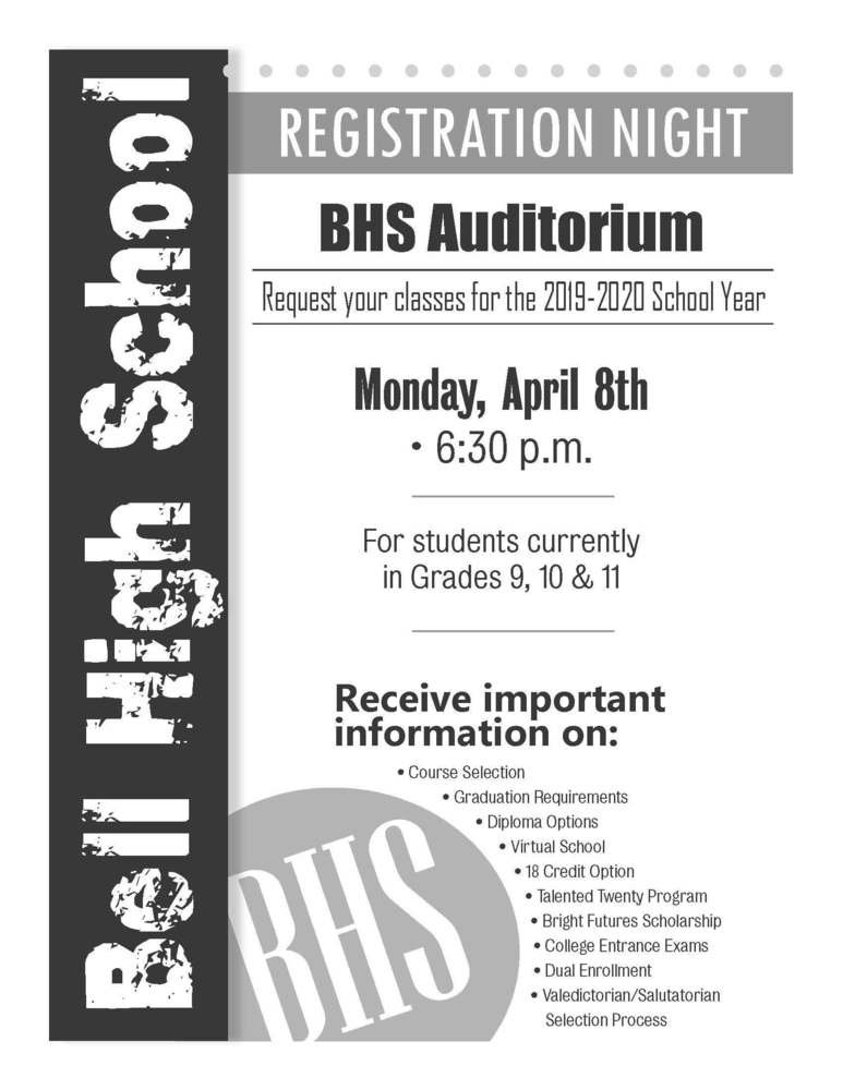 BHS HS Registration