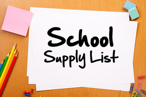 Supply Lists are Out!