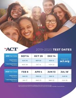 2019-2020 ACT Test Dates