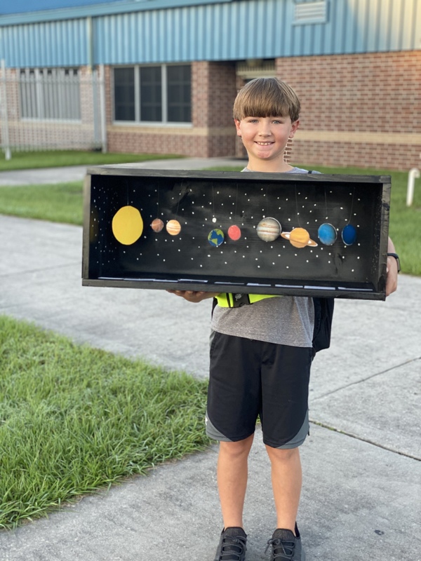 5th grade solar system project